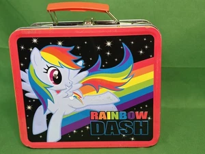 RAINBOW DASH Metal Lunchbox My Little Pony Friendship Is Magic Loungefly 2013 - Picture 1 of 7