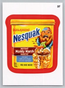 Topps Wacky Packages #37 Duckdynaste Nesquak Red Border 2015 - Imagen 1 de 2