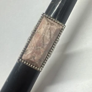 Jay King Desert Rose Trading 925 Sterlingsilber rosa Rosenquarz Ringgröße 8,75 - Bild 1 von 8