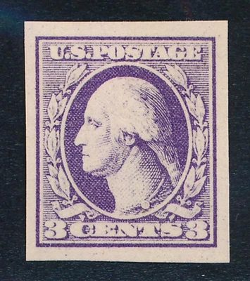 UNITED STATES (US) 535 MINT F-VF NH 3c VIOLET IMPERF SINGLE - Image 1 of 2