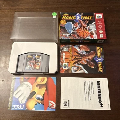 NBA HangTime (Nintendo 64 N64) Complete - Tested - Authentic - Image 1 of 4