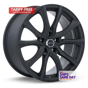One 17inch Matte Black Alloy Wheels 5Lug Rim for Dodge Dart Hornet rA9 RTX - Picture 1 of 10