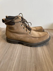 Sorel Fulton Chukka Suede Leather Brown Waterproof Boots / Men's Size 12 - Picture 1 of 6