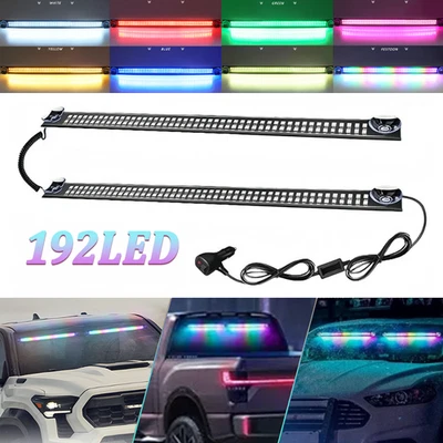 2in1 192LED Auto Blitzlicht Frontblitzer Warnleuchte Dash Strobe Notfall Warnung - Bild 1 von 4