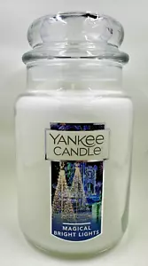 Yankee Candle 22 oz Classic Single Wick Large Jar Scented Magical Bright Lights - Picture 1 of 5