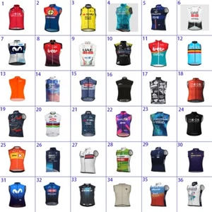 2025 Cycling Vests Cycling gilet Cycling Windproof Vest Jersey cycling jersey - Picture 1 of 75