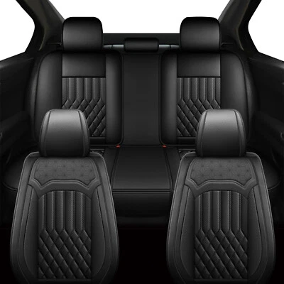 Juego completo de fundas de asiento de coche de cuero sintético para Jaguar F-PACE 2017-2022 almohadilla de cojín Foto 1 de 4