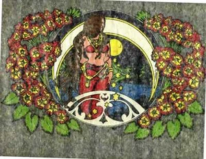 HAREM GIRL Vintage Años 70 Hierro Sobre Camiseta Transferencia Talla Completa Nuevo de Lote Antiguo - Imagen 1 de 12