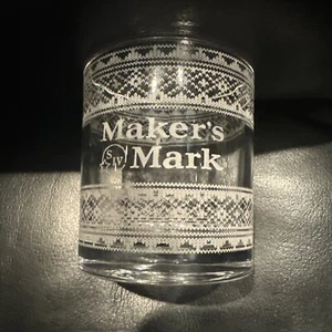 Maker’s Mark ~ Ltd Edition "Holiday Sweater" Bourbon Whiskey Rocks Glass - Picture 1 of 6