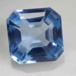 Zafiro azul transparente natural 5,20 quilates corte certificado GIE piedra preciosa suelta 1918 - Imagen 1 de 8