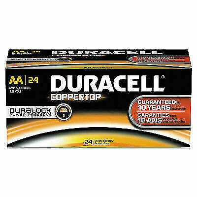 Duracell MN1500B24 Alkaline AA Batteries - Pack of 24
