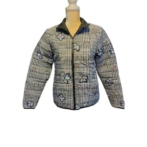 NEU Vera Bradley Small Bedford karierte gefütterte Wende-Steppjacke $ 95 T52 - Bild 1 von 10