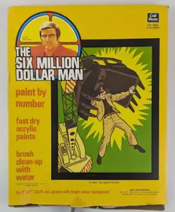 1975 Vintage THE SIX MILLION DOLLAR MAN Paint Steve Austin Lee Majors Spielzeug - Bild 1 von 20