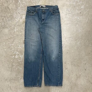 Levis Jeans 34x32 Blue 569 Baggy Loose Relaxed Skater Distressed Pants Tag 36x34 - Picture 1 of 17