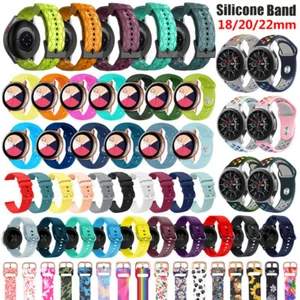 For Garmin Vivoactive 4 4S 3 / Venu 2 2S Vivomove 3 HR Silicone Watch Band Strap - Picture 1 of 321