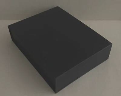 Nice Heavy Duty Black Gift Box - Magnetic Closure - Foam Inserts