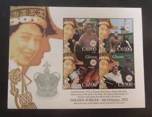 Ghana 2002 Golden Jubilee Sheetlet MNH UM unmounted mint - Imagen 1 de 1