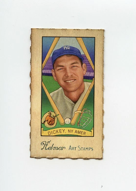 Tarjeta de béisbol #TN06418 Bill Dickey Helmar Salón de la Fama Foto 1 de 1