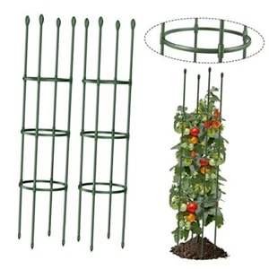 Garden Trellis, Tomato Cage Tall Plant Support Climbing Vines Flowers Stands 2 - Picture 1 of 7