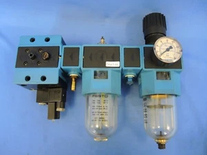 Unità di manutenzione aria Festo LFR-D-Mini PEV-1/4-B-OD MFHE-3-1/2 10421 - Foto 1 di 8