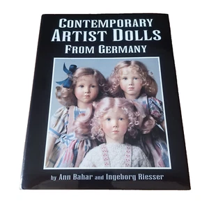 Contemporary Artist Dolls From Germany Book HCDJ Bahar Riesser 1995 - Picture 1 of 6