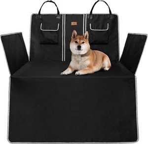 Protector de forro de bota de coche para mascotas para perros universal impermeable negro - Imagen 1 de 9