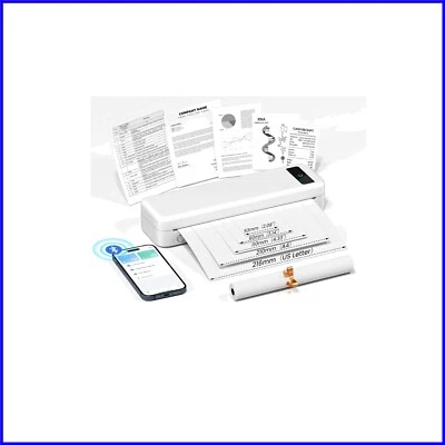 Versatile Wireless Thermal Printer - Supports Multiple Paper Sizes and Devices - Image 1 of 4