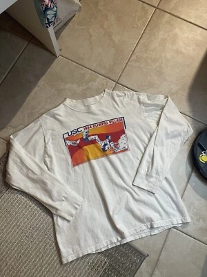 Vintage 80s Champion 1984 Olympic Village Long Sleeve Sz XL Fits Small - Image 1 of 4