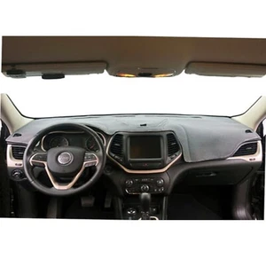 Gray Carpet Dash Cover Compatible w/ Kia Forte 2014-2018 USA Made KI23-0 - Picture 1 of 11