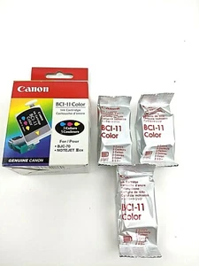 Canon BCI-11 Farbige Tintenpatronen 3er-Pack Original für BJC-70 abgelaufen - Bild 1 von 6