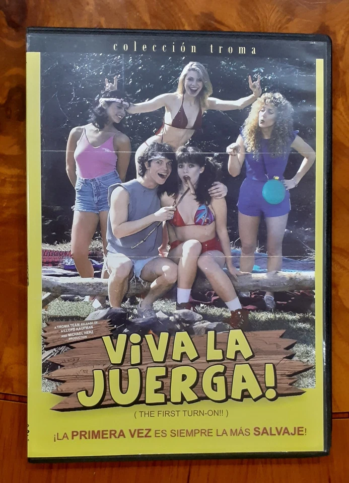 the first turn-on! viva la juerga kaufman rare dvd troma spain comedy like new!! - Imagen 1 de 1