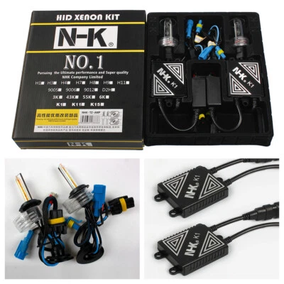 NHK HID XENON Kit Bulbs Ballasts Fog Headlight H1 H7 H4 H11 9006 9005 Retrofit - Image 1 of 4