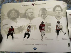 TAMPA BAY BUCS THE FUTURE STARTS HERE LIMITED EDITION PRINT w COA #1210/2500 - Picture 1 of 2