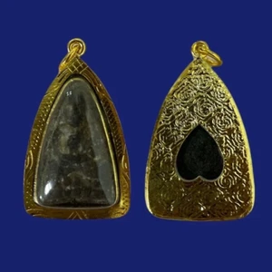Phra LP Tuad Gold Micron Case Pendant Wat Changhai Temple Thai Buddha Amulet - Picture 1 of 1