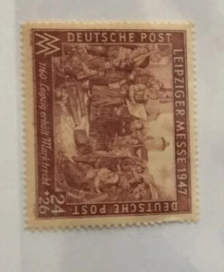 MESSA LIPZIGER 1947 Deutsche Post 24+26 - Foto 1 di 1
