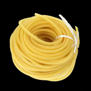 10M Natural Latex Rubber Surgical Tube Band Elastic for Slingshot 3060 Yellow
