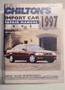 93-97 Chilton’s Import Car Repair Fix Manual Hardcover Shop Edition 7920 - Picture 1 of 7