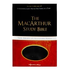 NASB McARTHUR Study BIBLE Signature Series Black Leather Nelson Publishing
