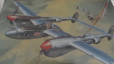 REVELL/MONOGRAM: 1/48 P-38J "LIGHTNING" #85-5479. NEW factory sealed box. - Image 1 of 4