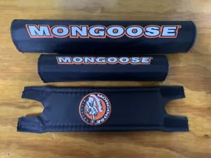 BMX BICYCLE PADS MONGOOSE OLD SCHOOL NOS AUTHENTIC - Picture 1 of 9