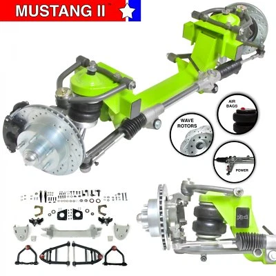 49-64 Studebaker Car Mustang II IFS Air Ride  2" Drop 5x45 Power LH Rack No Xmem - Image 1 of 4