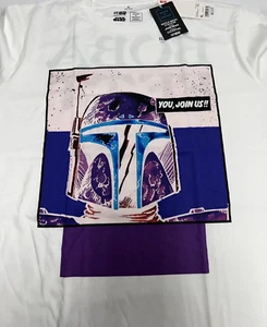 NWT - Uniqlo Tetsu Nishiyama Boba Fett Mandalore Join Us White T Shirt -  XL - Picture 1 of 8