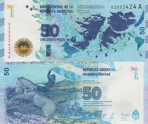 Argentina 50 Pesos (ND/2015) - Islas Malvinas Conmemorativas/p-362, B414a UNC - Imagen 1 de 3