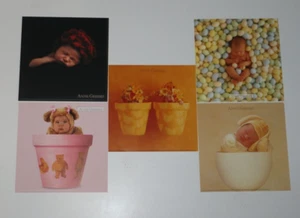 Set Lot Blister Affiche Papier  14 x14 cm Collection bébé Annes Geddes NEUF - Picture 1 of 1