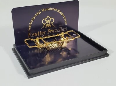 Dollhouse Bath Bridge for Bathroom Bathtub Metal by Reutter 1:12 Scale Miniature