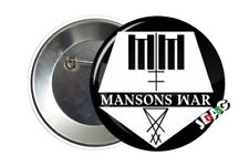 Badge Pin Button Marilyn Manson Rock Gothic Gothique 38mm MM16