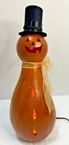 Meadowbrooke Kürbis Halloween Jack-O-Laterne 15" beleuchtet perfekt! - Bild 1 von 2