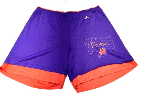 Vintage Champion Phoenix Suns NBA Shorts REVERSABLE Blue Men's L Cover