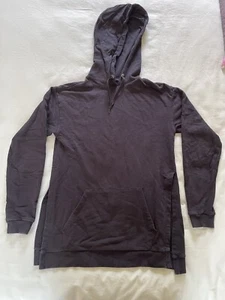 ASOS Hoodie with Side Split Detail - Black - US 2 UK 6 - Picture 1 of 5