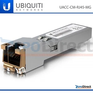 Ubiquiti Networks 10GbE SFP+ to RJ45 Module 1, 2.5, 5, 10 GbE - UACC-CM-RJ45-MG - Picture 1 of 3